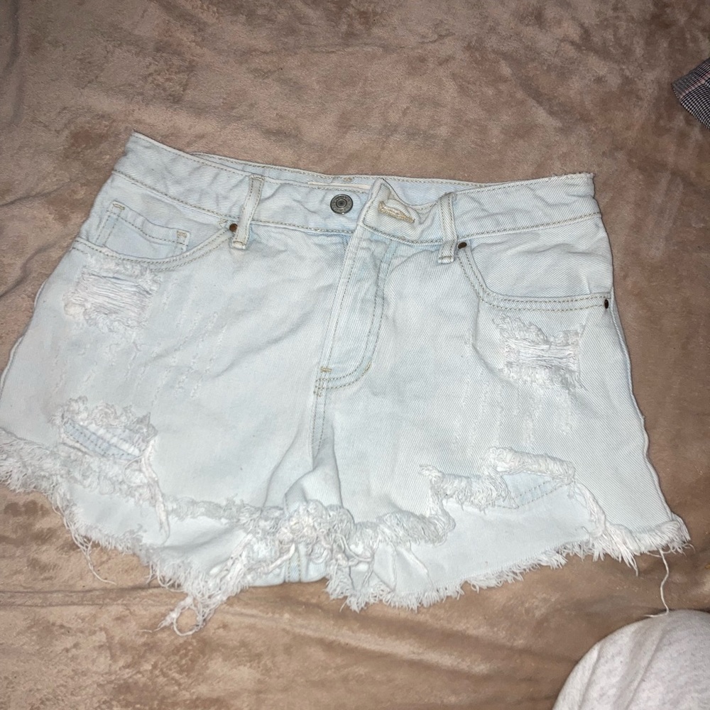 light wash pacsun denim shorts